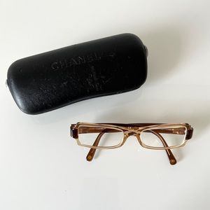 Chanel | Rectangle Eyeglasses 3064-B | Beige-Brown